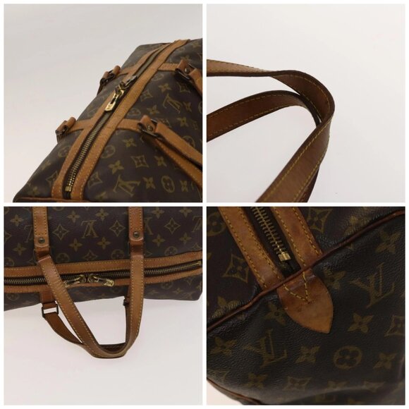LOUIS VUITTON Monogram Sac Souple 35 Boston Bag M41626 LV Auth 137011 - Picture 16 of 16